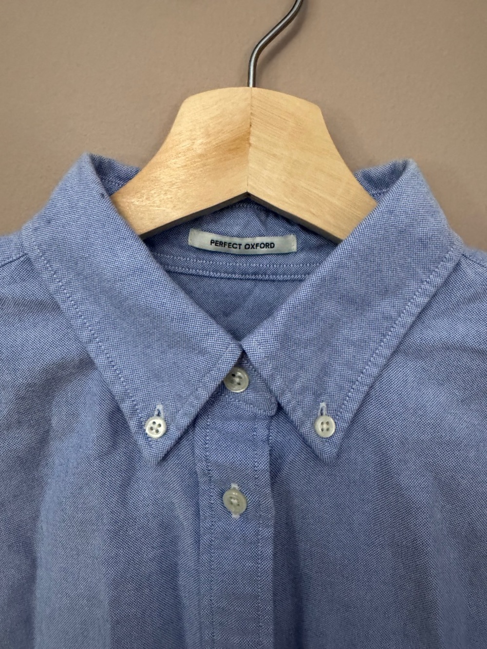 Women's Blue Oxford Cloth Shirt Size 8